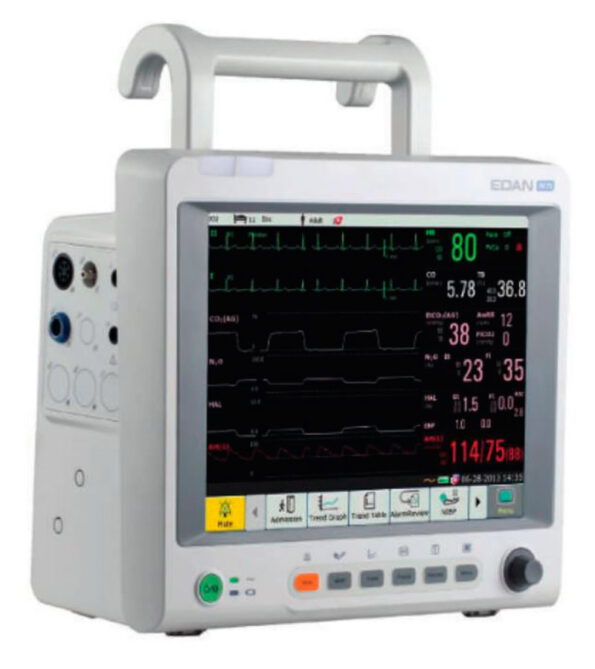 EDAN IM70 MONITOR MULTIPARAMETROS DE SIGNOS VITALES PACIENTE TFT 12 BATERIA LITIO