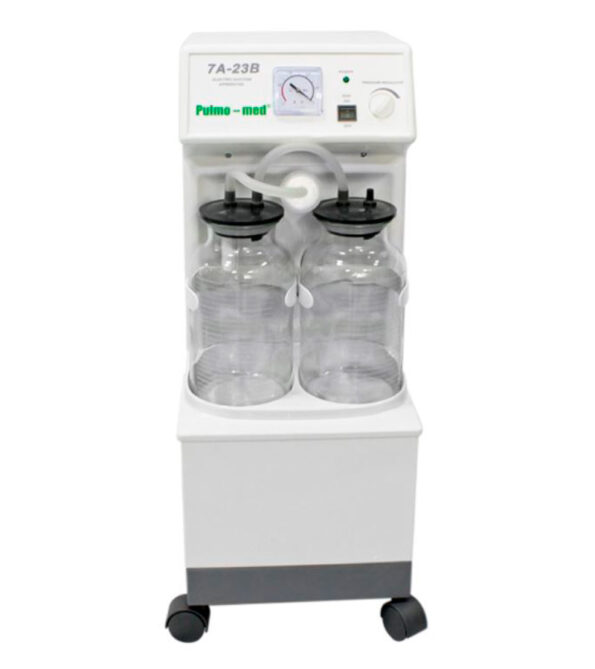 PULMO MED 7E-23B SUCCIONADOR ASPIRADOR DE SECRECIONES MOTRO LIBRE DE ACEITE PEDAL 680 mmHg 30 LPM